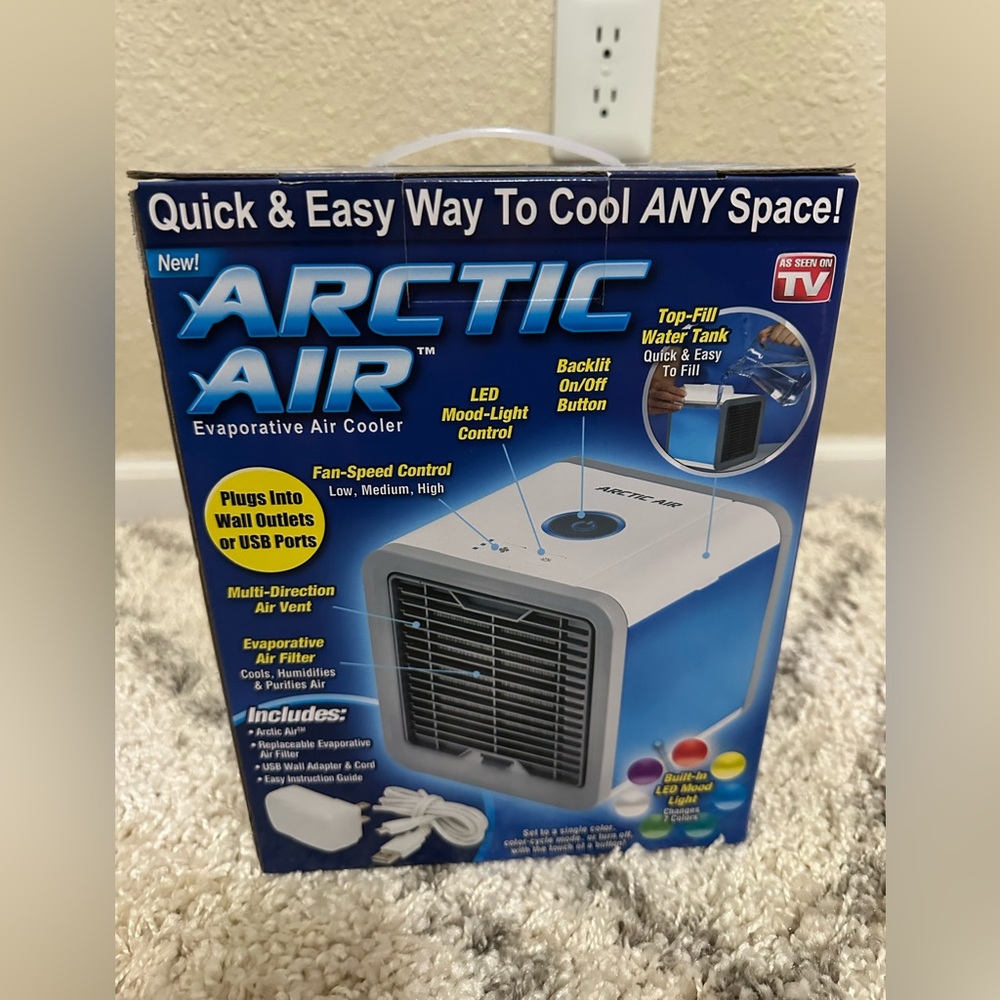 Arctic Air Evaporative Air Cooler 
New In Box